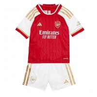 Koszulka piłkarska Arsenal Strój Domowy dla dzieci 2023-24 tanio Krótki Rękaw (+ Krótkie spodenki)